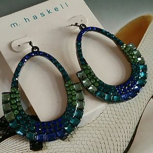 m. haskell Earrings New with Card